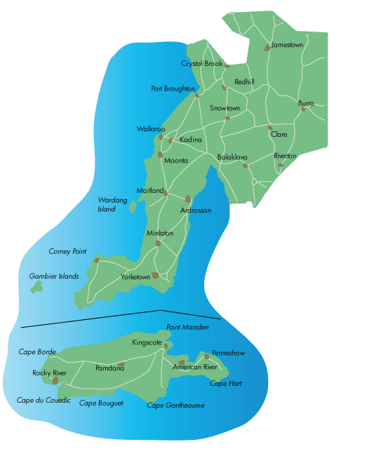 Clare Valley & York Peninsula, Kangaroo Island 